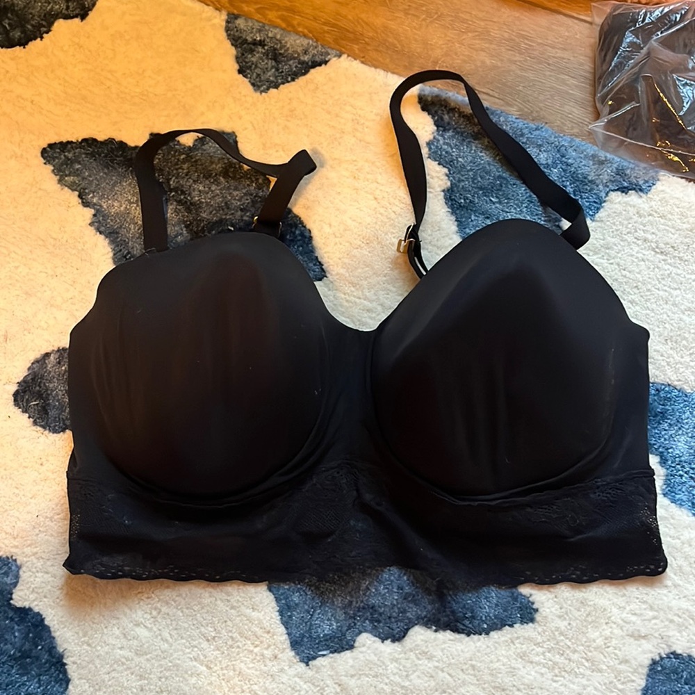 Natori Black Longline T-Shirt Bra